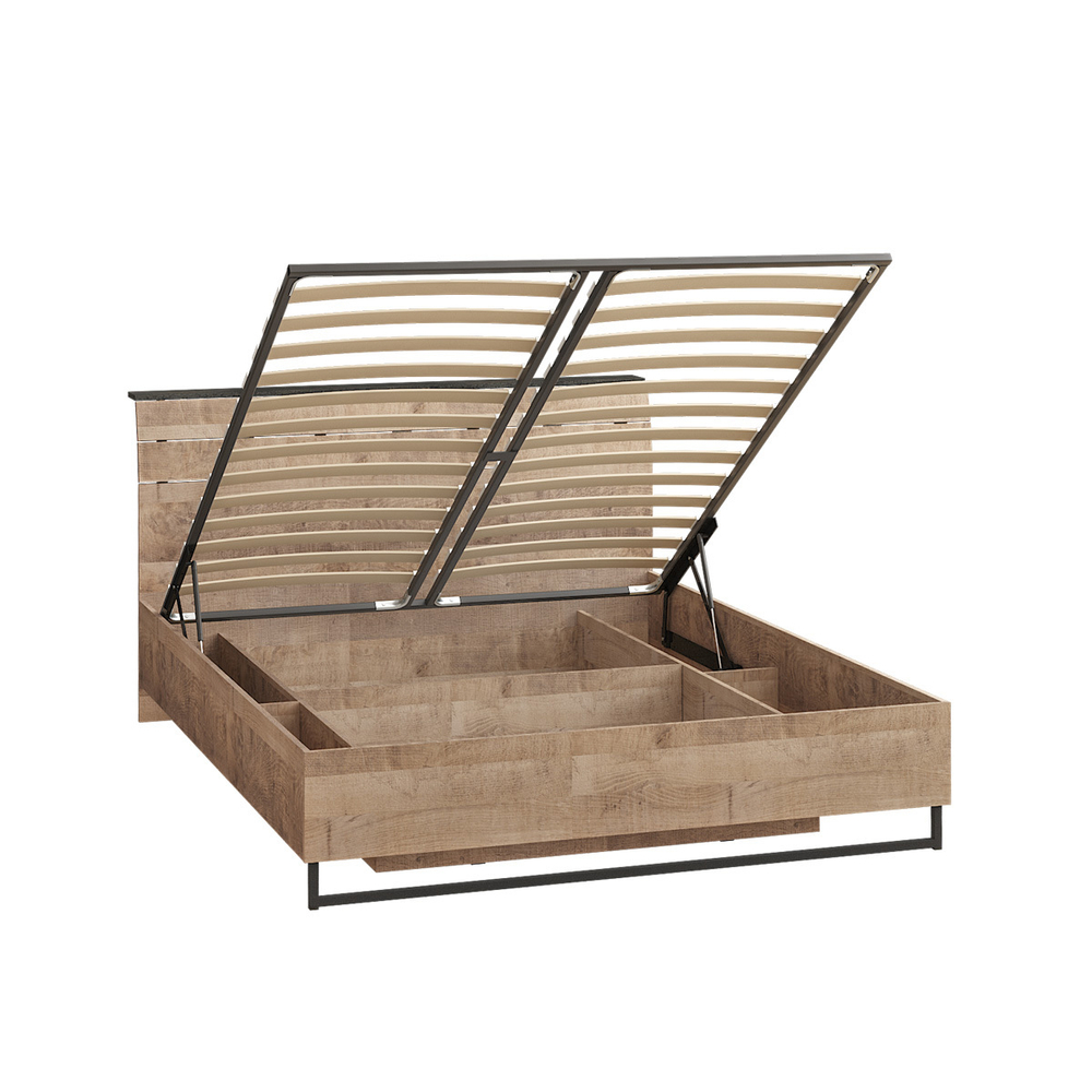 Трувор Кровать 11.34 N без основания Дуб Гранж Песочный К 356, Интра