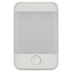 Ночник - светильник светодиодный ЭРА NN-624-SW-W в розетку с выключателем белый | Ночники