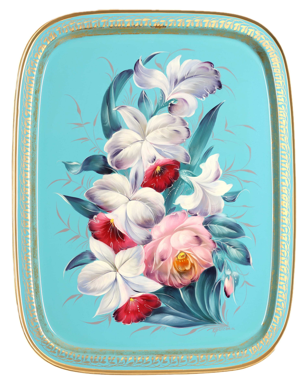 若斯托沃彩绘托盘 A19D27112578