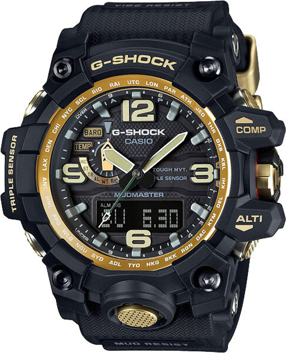 Японские наручные часы Casio G-SHOCK GWG-1000GB-1A с хронографом