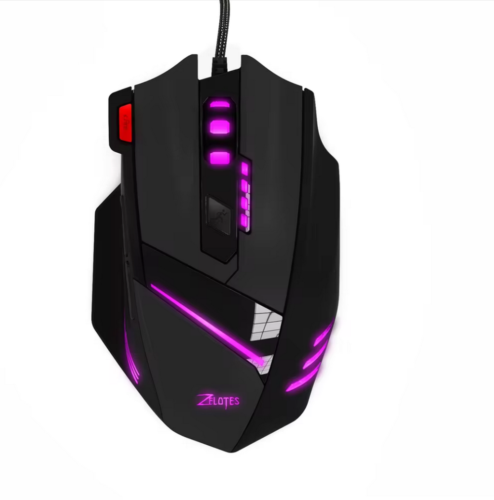 Мышь игровая проводная Zelotes T-60