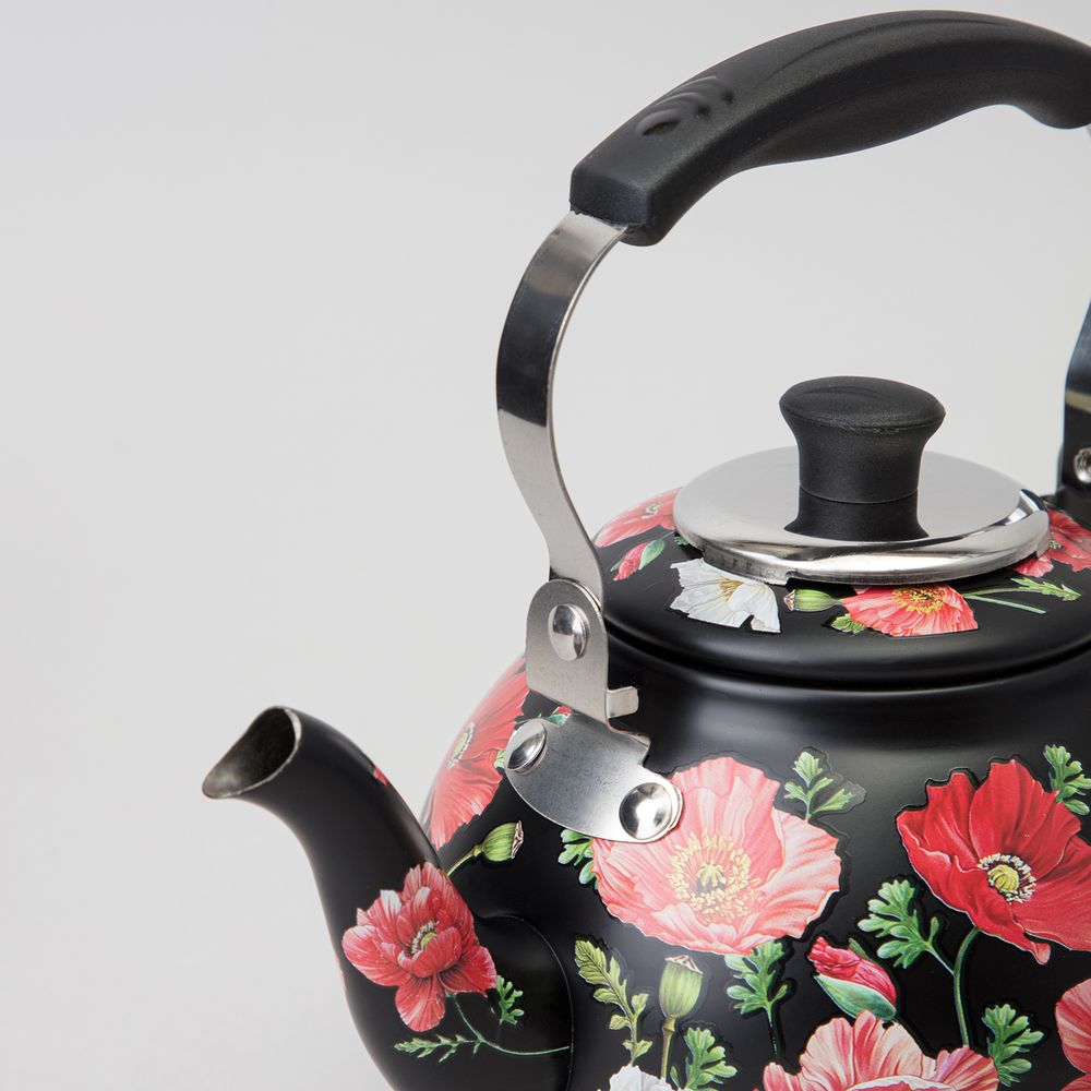 ЧАЙНИК AGNESS "МАКИ" СО ВСТРОЕННЫМ СВИСТКОМ И ФИЛЬТРОМ 1000 МЛ