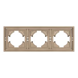 Рамка пластиковая FRM-TENDO-PL-3-GD (Arlight, Песочный) 053846