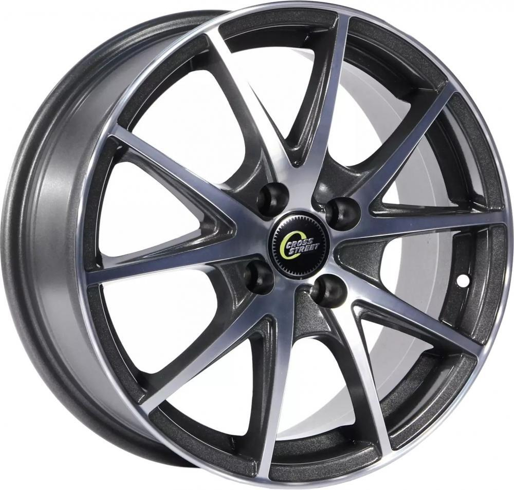 Cross Street CR-17 6x15 4x100 ET 36 Dia 60.1 (BKF)