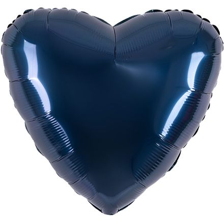 Сердце "Цвета сапфир металлик" 46 см