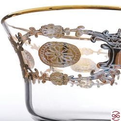 Конфетница медов.золото TIMON 22 см.