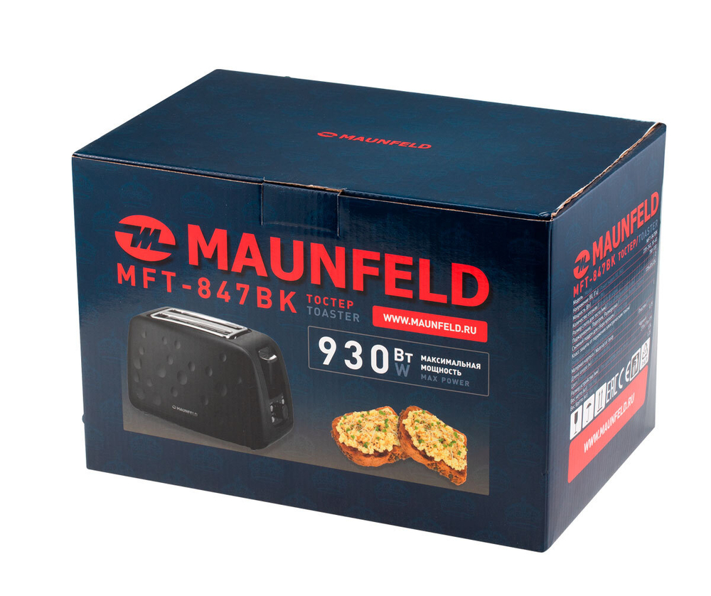 Тостер MAUNFELD MFT-847BK фото 10