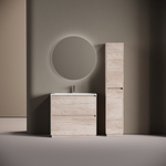 Тумба напольная Sancos Libra Floor с двумя ящиками 890х450х840, дуб галифакс натуральный, LB90FEG