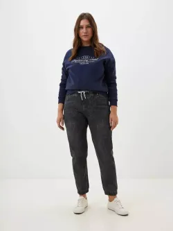 Джинсы на резинке больших размеров