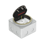 Лючок в пол 3 мод. (1 мод. 45х45 мм. + 1 мод. 22.5х45 мм.),  античная латунь