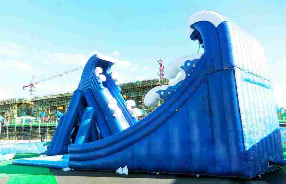 Надувная водная горка «Полет фантазии», 36×16×15 м