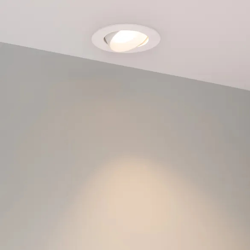 Светильник MS-ATOLL-BUILT-TURN-R94-10W Warm3000 (WH, 60 deg, 230V) (Arlight, IP54 Металл, 5 лет) 044603