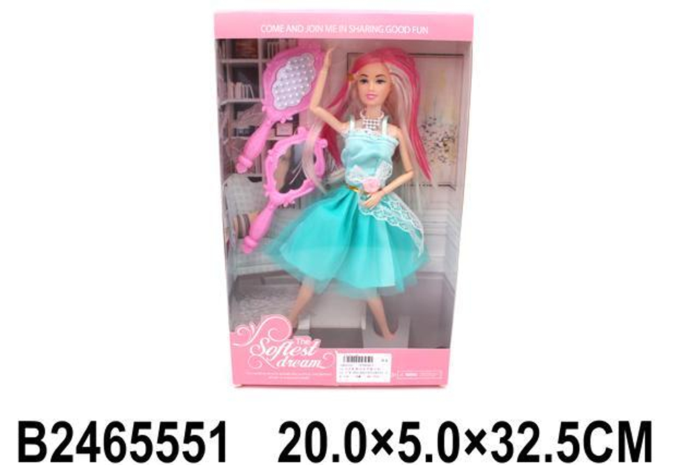 Кукла тип Модель на шарнирах с аксессуарами, коробка PZ020C3