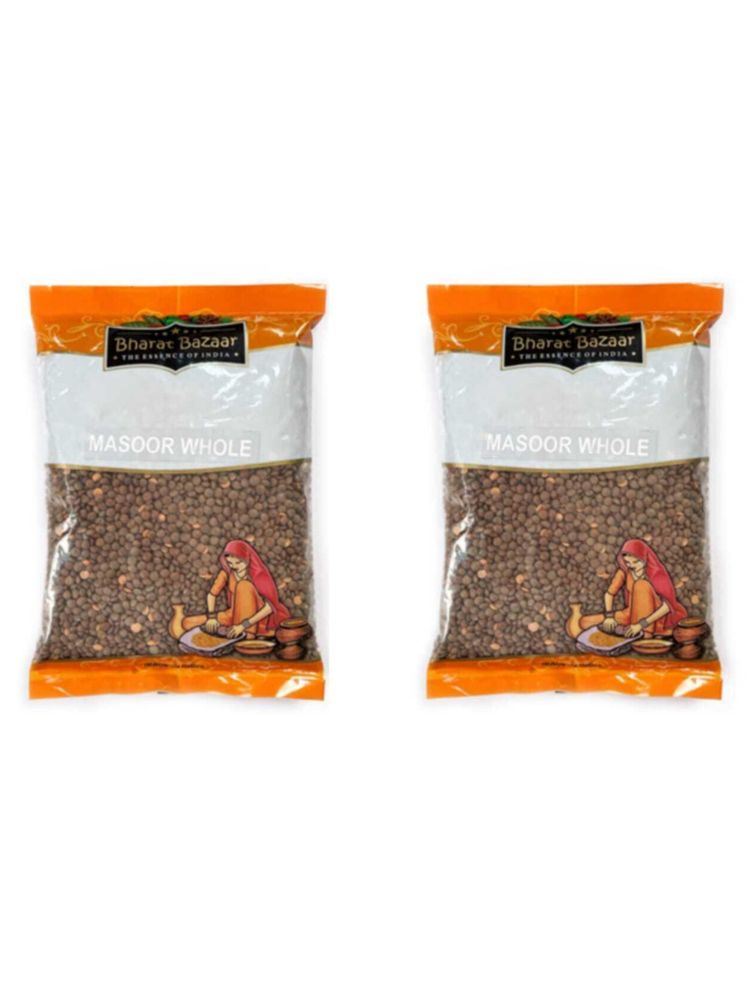 Bharat Bazaar Masoor Whole Чечевица красная целая 500 г 2 шт
