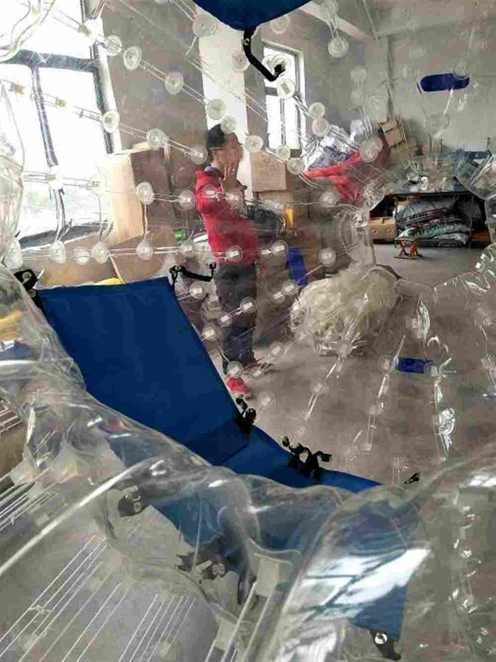 Зорб ТПУ "Капля", усиленные сиденья, диаметр 2.8 м