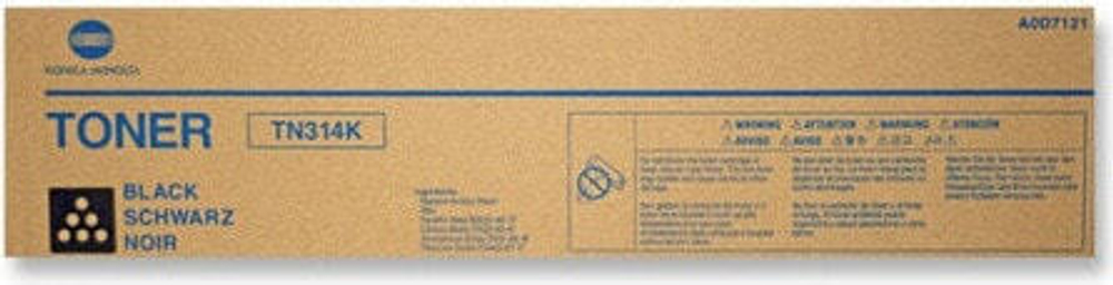 Картридж тонерный Подлинный Черный Konica Minolta TN314K 1 шт A0D7151
