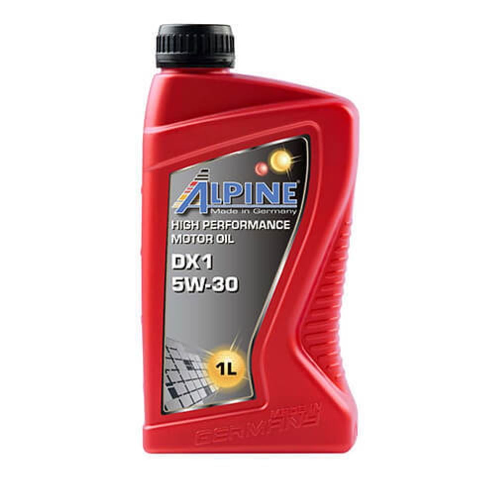 Моторное масло синтетическое ALPINE DX1 5W-30 1 л х20 шт