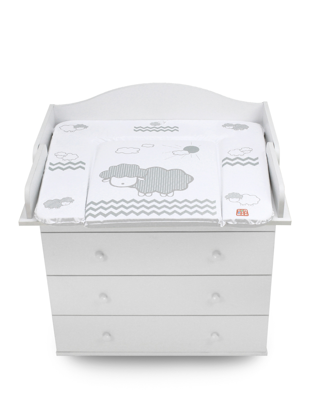 Пеленальный матрасик Топотушки "Агата" бежевый. (80*71 см.)