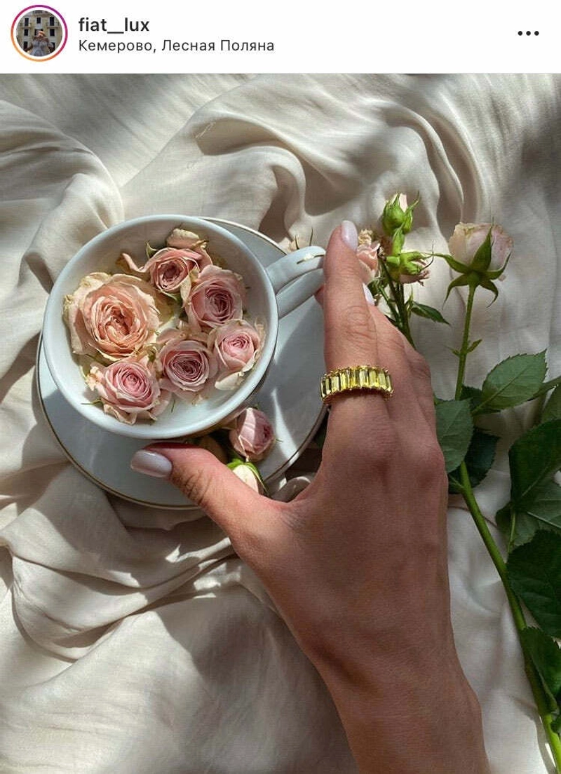 Кольцо Жёлтое Теннисное