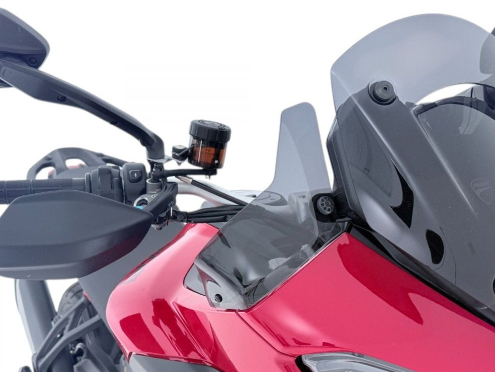 WRS Дефлекторы боковые (комплект 2шт) Ducati Multistrada V2 (2025 + ) сильно затемненные DU038FS