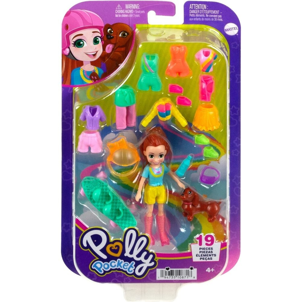 Polly Pocket - Модный набор с куклой и аксессуарами HKV90