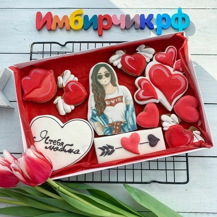 Имбирные пряники Любовь