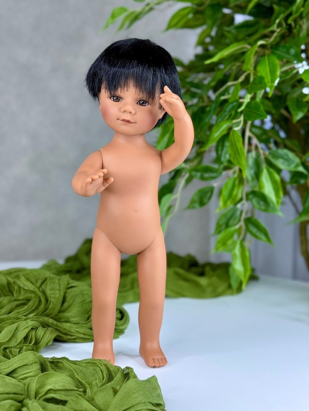 Кукла для девочки виниловая 34см Марио без одежды (022333W)