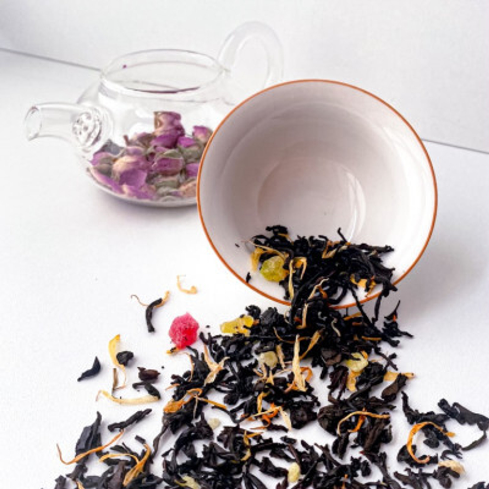 Черный чай BERRY-TEA |  с медовой дыней | 18гр | под стакан