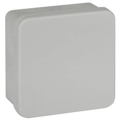 Распаячная коробка ЭРА KOR-80-80-40-9g-2MP двухкомпонентная HF стойкая к УФ 80х80х40мм серая прямой монтаж IP67