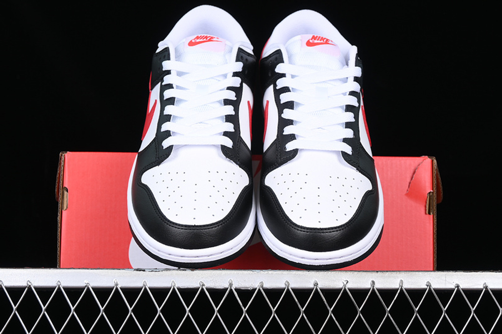Nike Dunk Low Retro Red Swoosh Panda