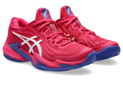 Женские Кроссовки теннисные Asics Court FF 3 Clay - ярко-розовый/белый