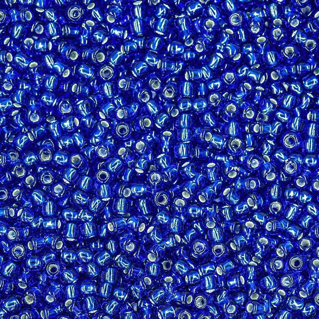 Японский бисер TOHO Round 11/0 (№28), с внутренним серебрением, прозрачный