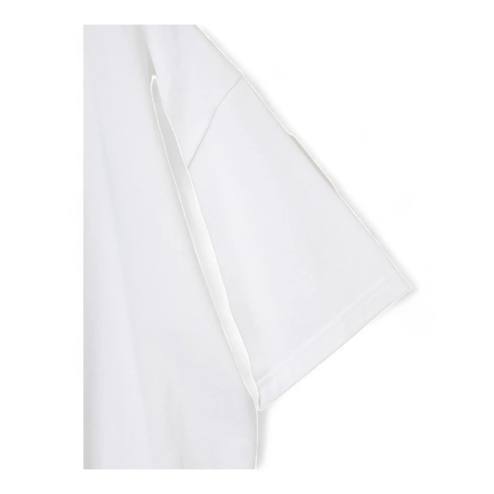 UNDERCOVER ФУТБОЛКА БЕЛАЯ С ПРИНТОМ ЦВЕТОК