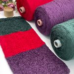 Пряжа для вязания шенилл E. Miroglio 45% вискоза Шенилл 55% полиамид  (300 гр на конусе)