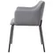 Серый стул Koping на черных металлических ножках | Купить в Hallberg.ru