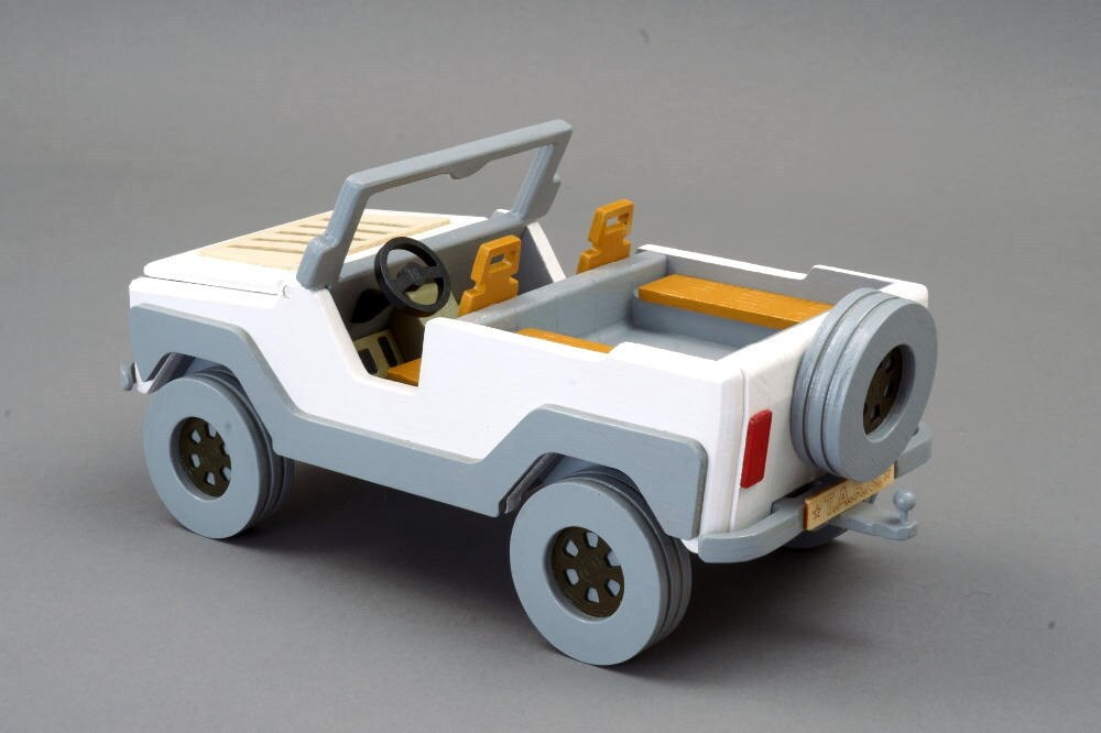 Внедорожник Off-Road от TARG - деревянный конструктор, сборная модель, 3d пазл