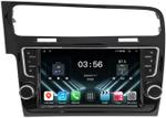 Магнитола для Volkswagen Golf 7 2012-2020 (рамка с крутилками и кнопками) - FarCar S280 монитор 9.5" IPS на Android 13, CarPlay