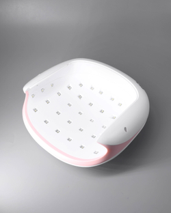 Лампа УФ SUN-4S для сушки ногтей с кварцевыми диодами розовая