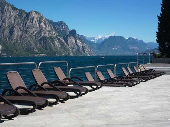 Шезлонг Alfa темно-коричневый