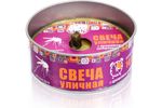 Свеча уличная от комаров Help, с ароматом цитронеллы, в жестяной банке (1/12) 230211
