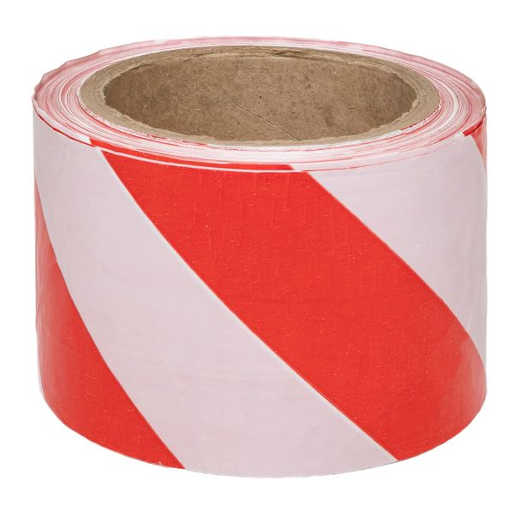 Лента оградительная ЛО "Красно-белая" 75x100 EKF Basic (410.00 шт.)