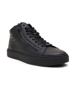 Кожаные кроссовки Calvin Klein - черный(HM0HM01269)