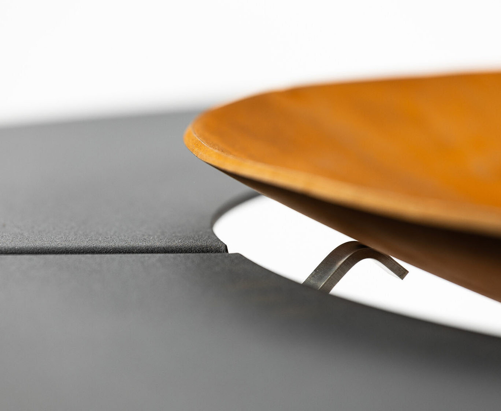 Чаша для костра UP!FLAME STEEL CUP UNIQ grey