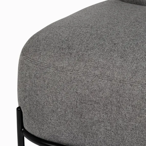 Двухместный диван Pawai 125 см, тёмно-серый