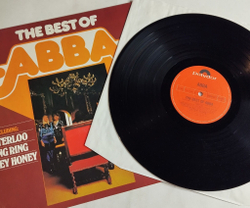 Винтажная виниловая пластинка LP The Best Of ABBA АББА (Germany 1975)
