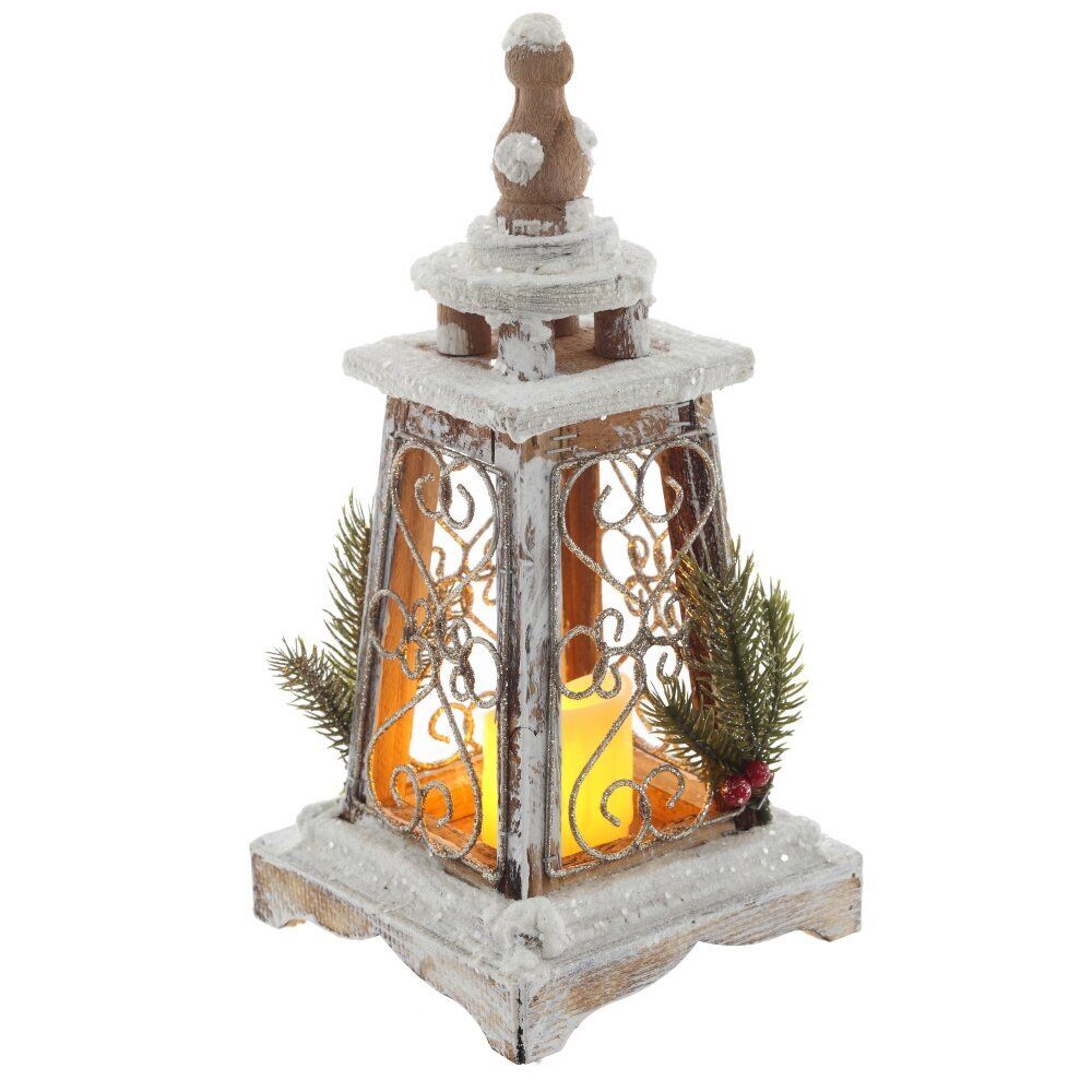 GAEM Изделие декоративное "Фонарь" c подсветкой (CR2032x2), L16 W15,5 H28 см