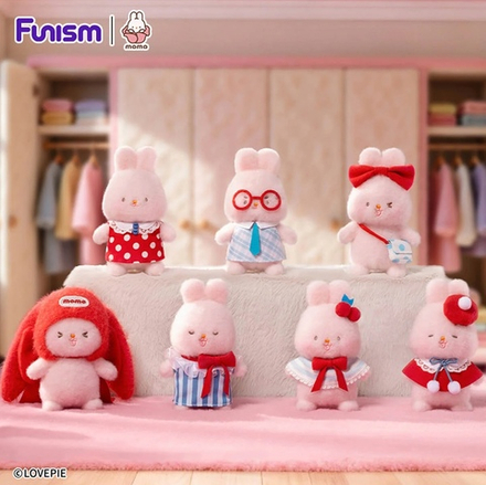 Рандомная фигурка Blind Box MOMO BUNNY Vibrant Plush