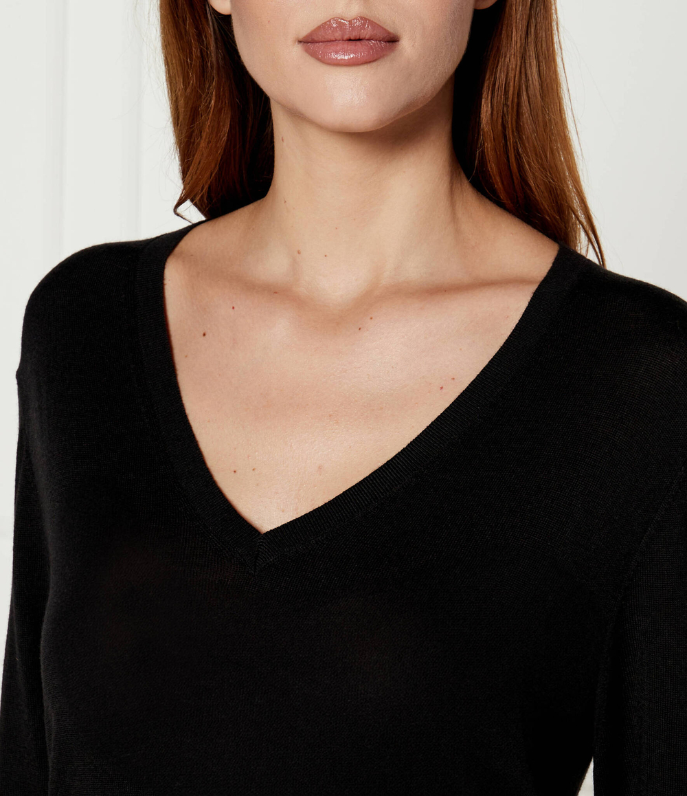 Хлопковый свитер Tommy Hilfiger - черный(WW0WW43097)