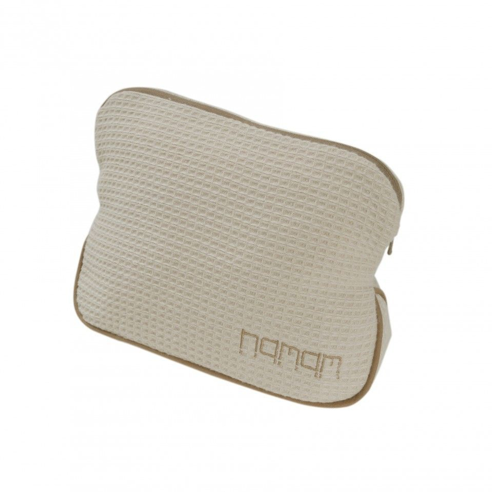 Косметичка Hamam Tosya слоновая кость-коричневая Турция