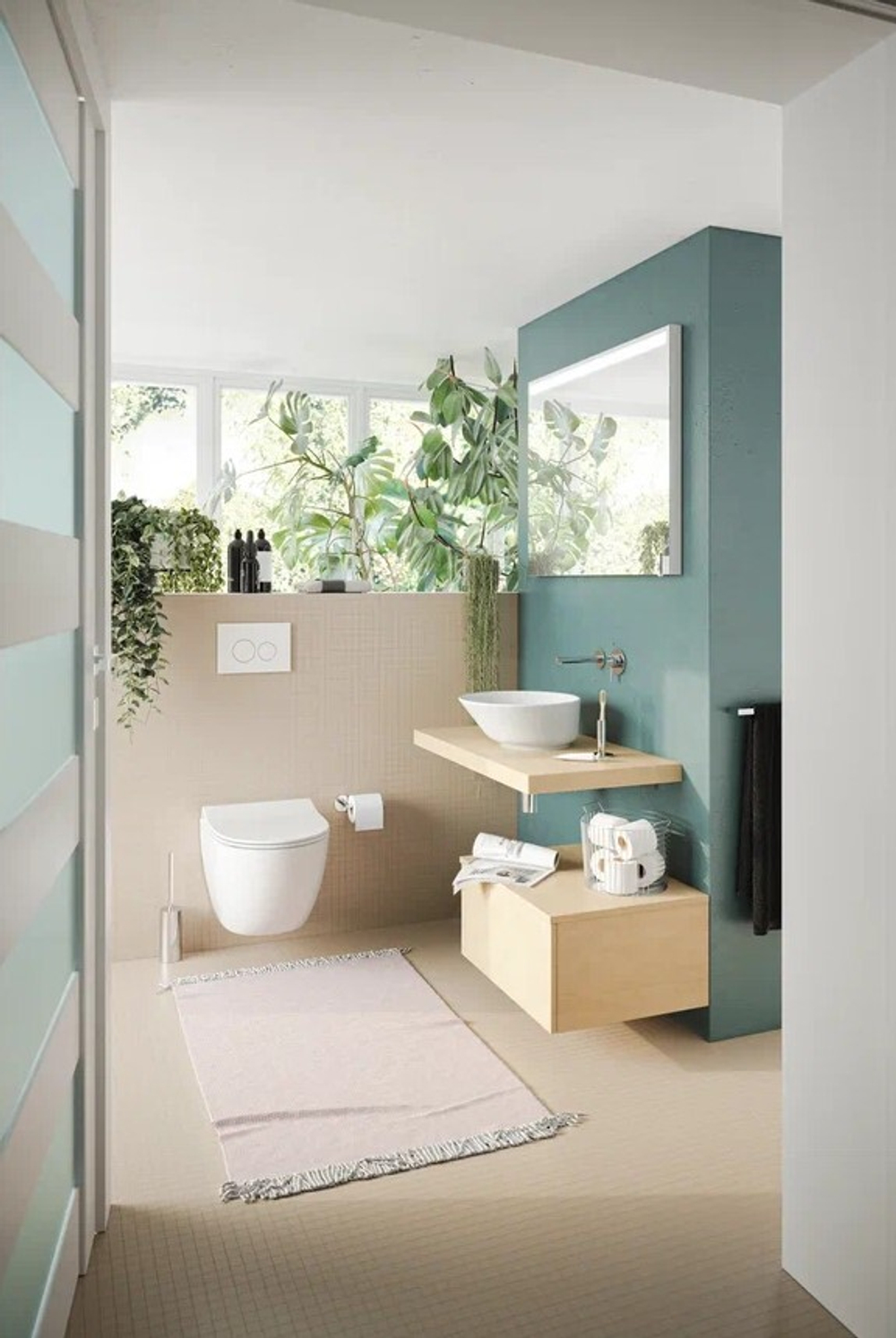 Столешница VitrA Stand 90 см 66635, светлый дуб